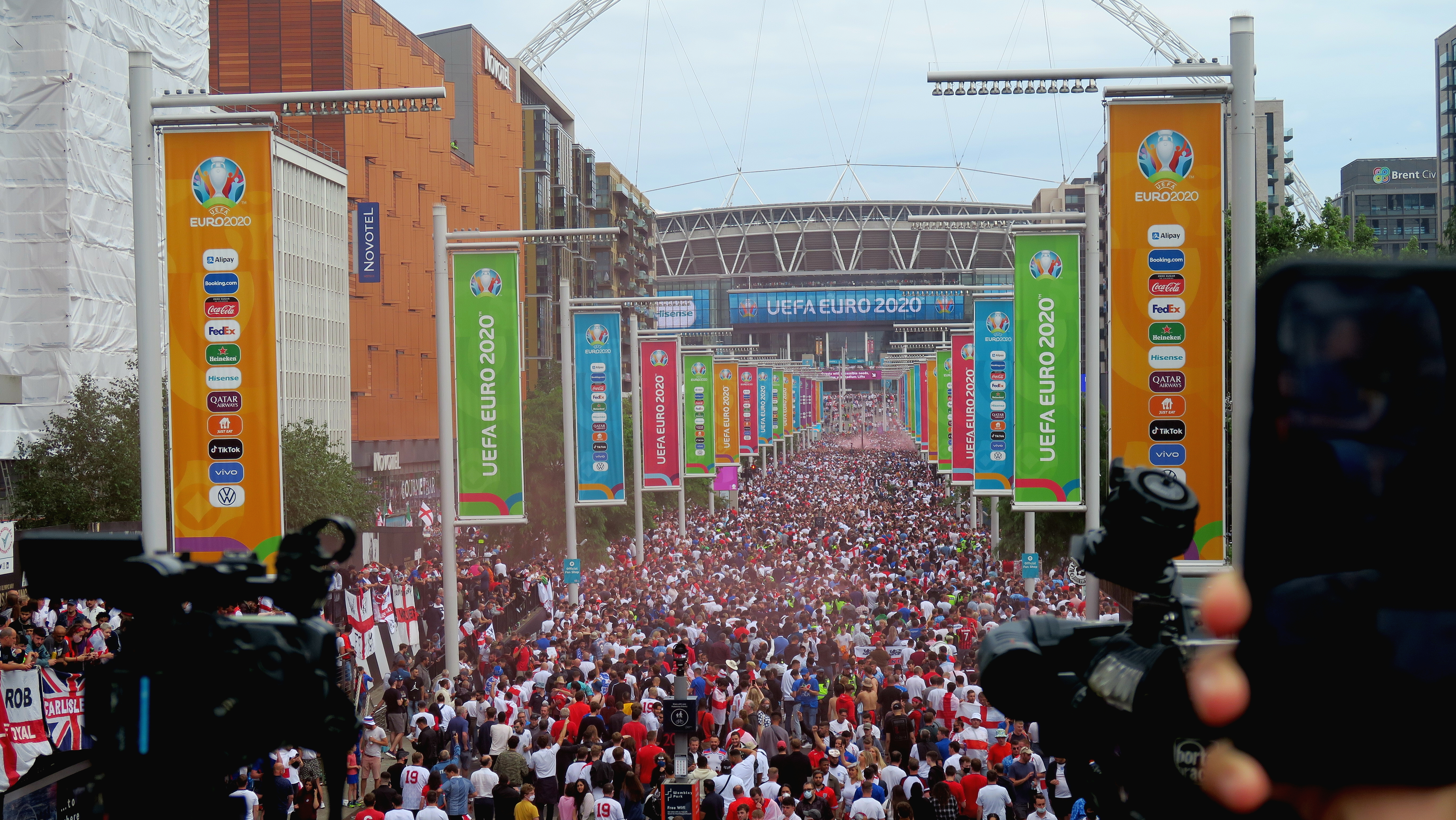 EURO 2020 - Final Crowds at Wembley Stadium