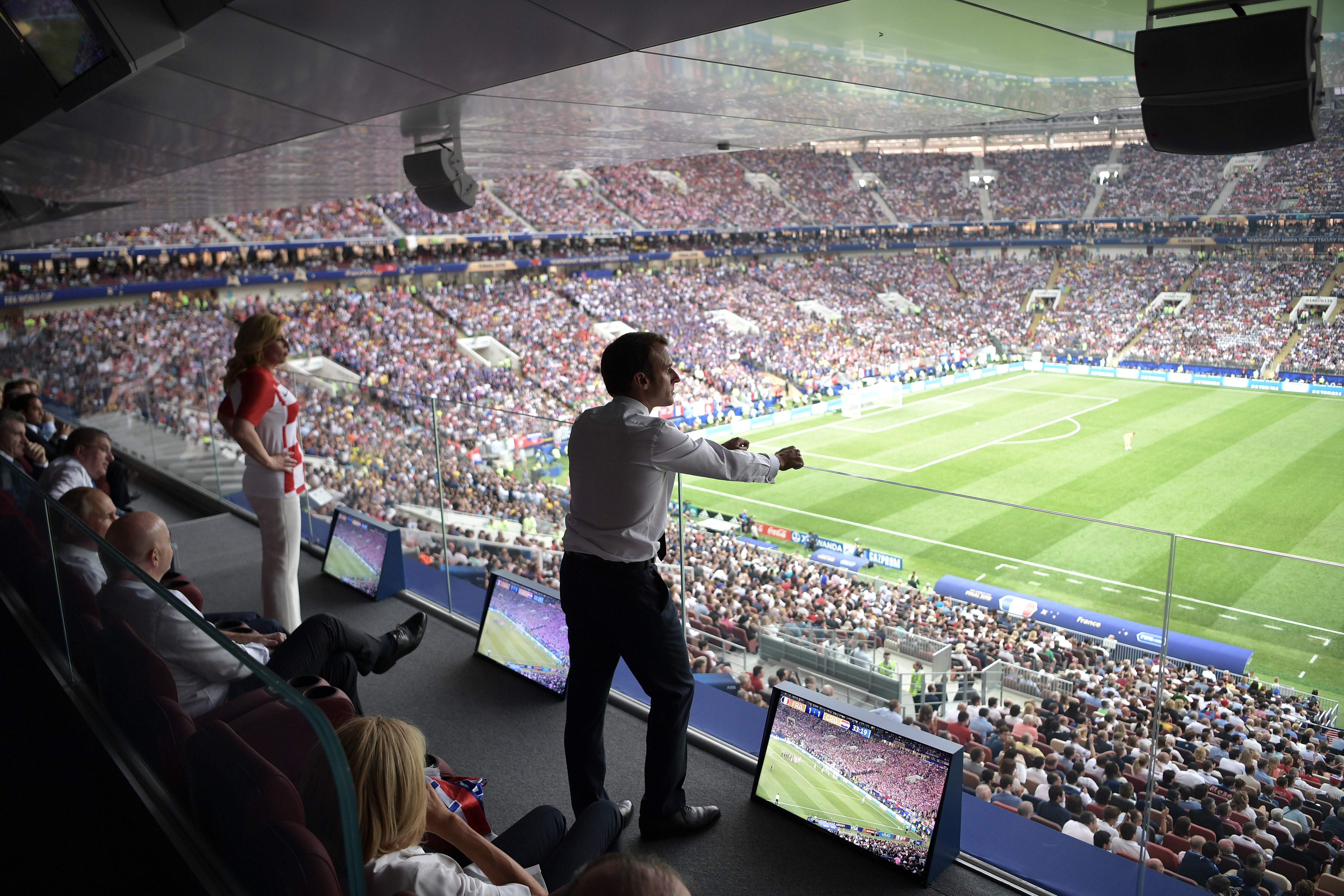 President Sarkissian watched the finals of the World Cup